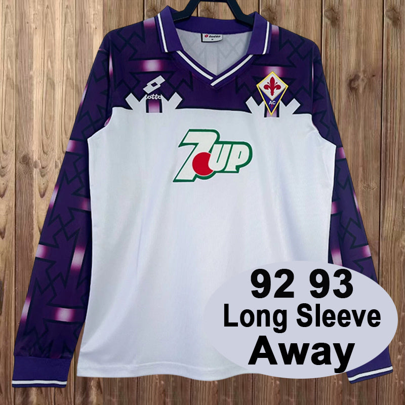 92-93 Fiorentina away long sleeve retro jersey