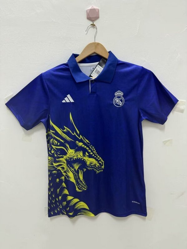 24-25 Real Madrid blue dragon POLO