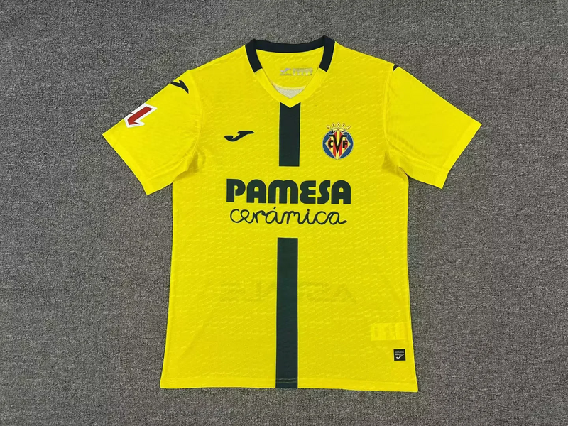 25-26 Villarreal home yellow soccer jersey
