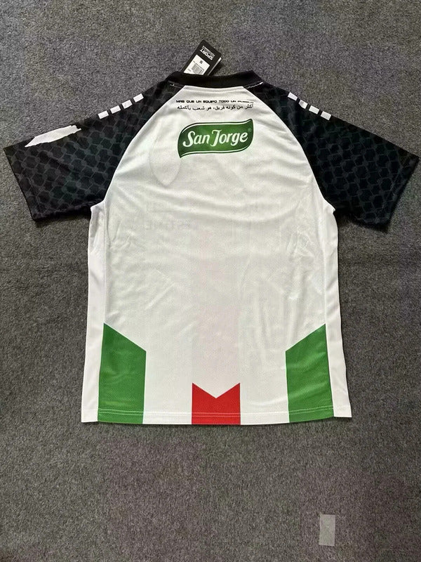 25-26 Palestino white green and red jersey