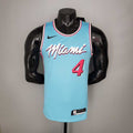 OLADIPO#4 Miami Heat V-neck blue