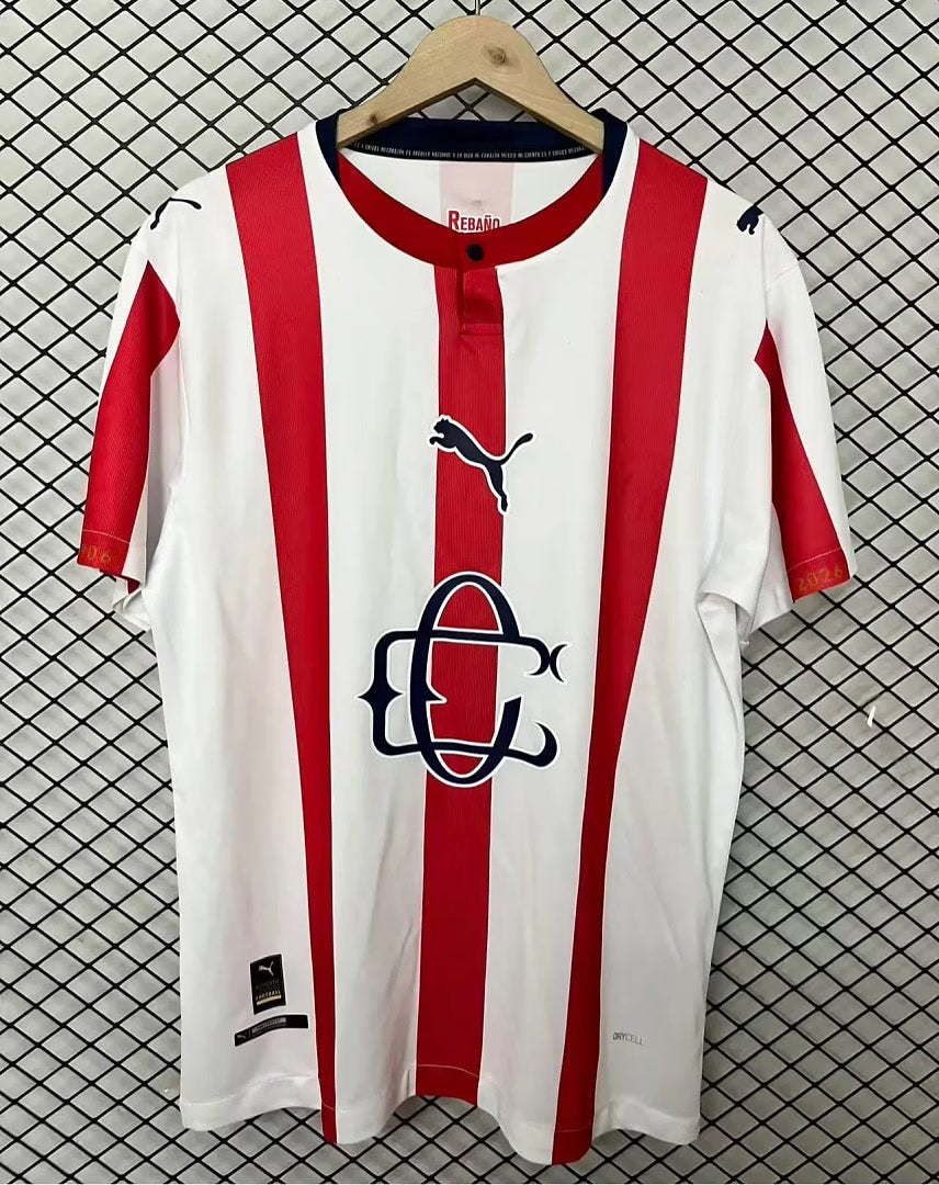 Chivas 2026/27 120th Anniversary soccer jersey size S-4XL