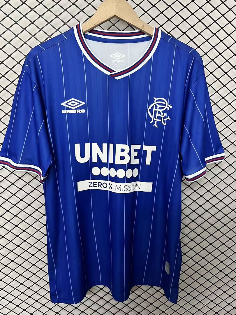 Rangers 2026/27 Home Soccer Jersey size S-4XL