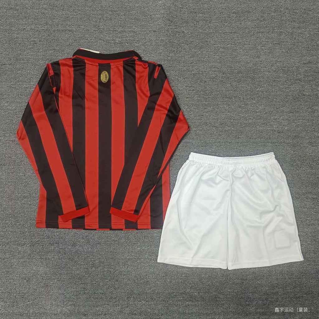 MILAN 125TH Manga larga Kit infantil — Special Edition