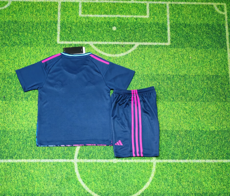 25-26 Real Madrid BLue and Purple Special kid kit