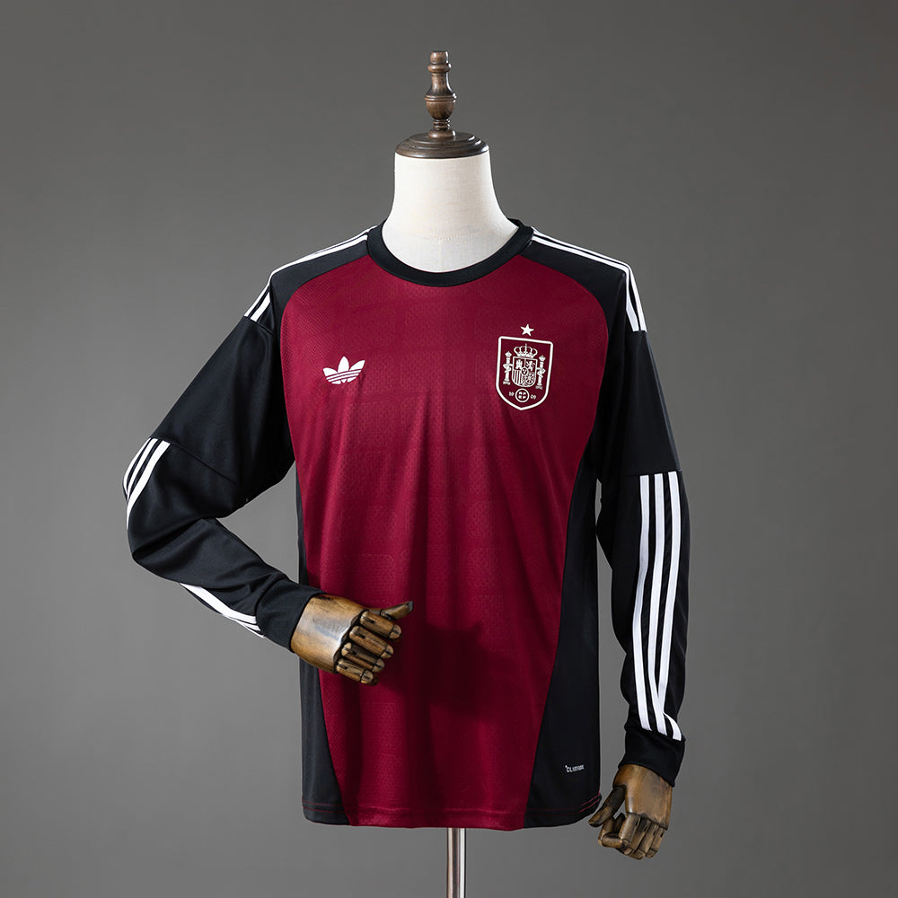 Spain 2026 GK-Red Long Sleeved Jersey S-4XL