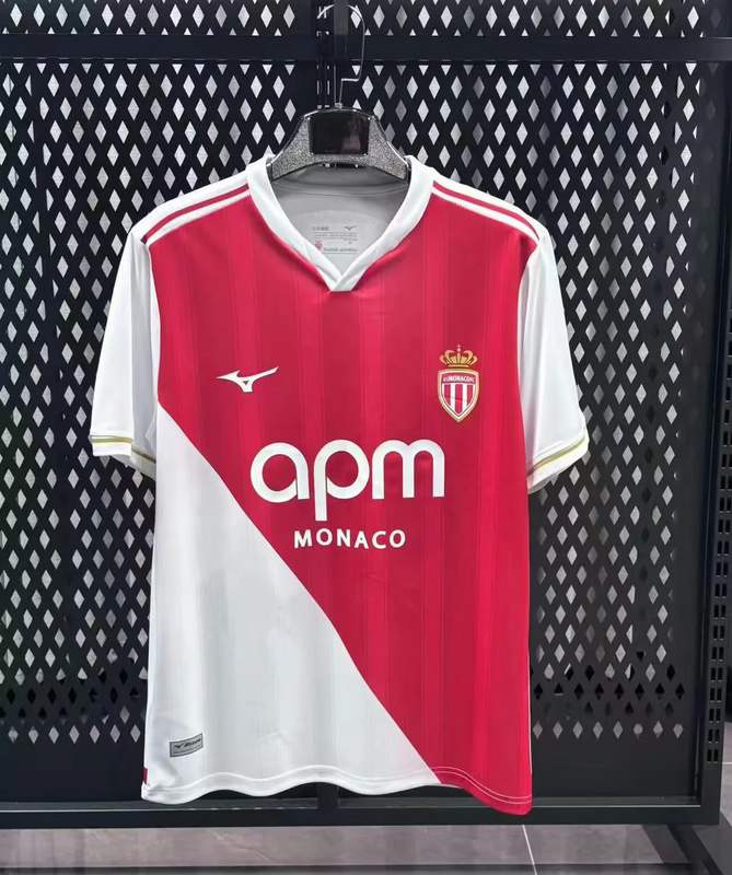 25-26 Monaco home soccer jersey size S-2XL