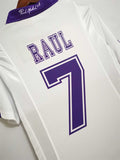 97-98 Real Madrid home champions league white champions