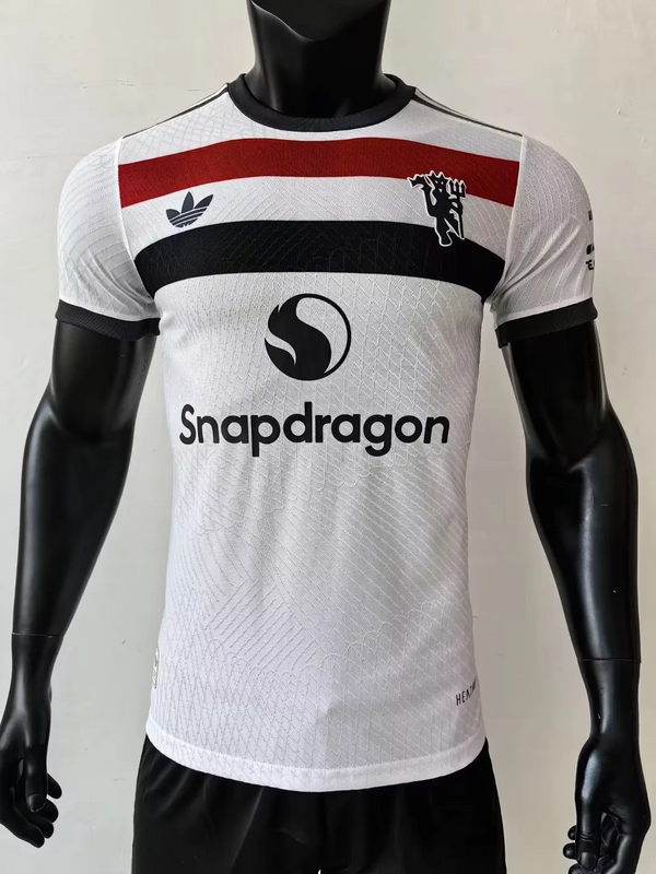 24-25 Manchester United third away white player version jersey