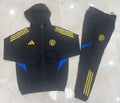 Manchester United 2025/26 Black Windbreaker suit S-2XL