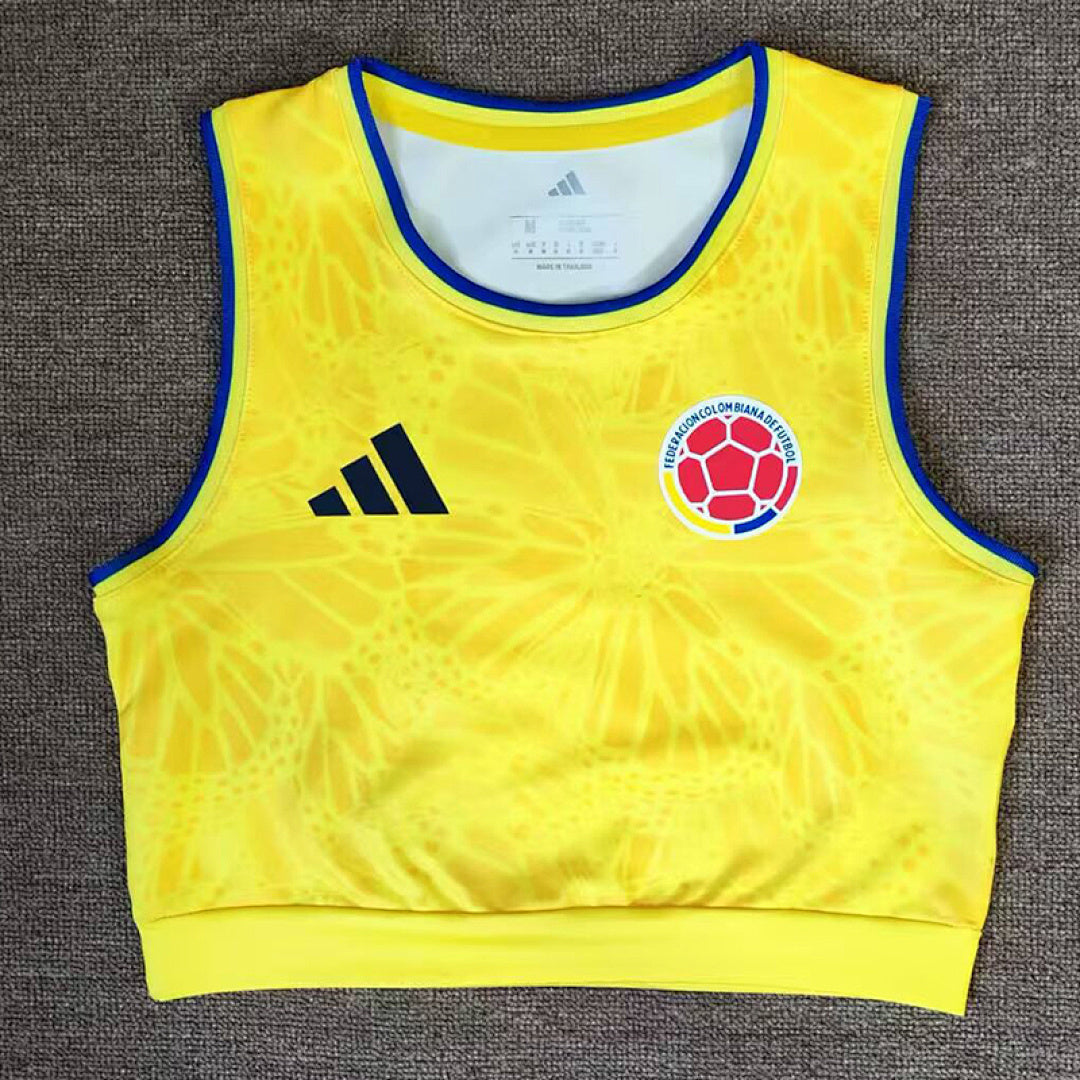 Colombia 2026 World Cup Home Girl's Vest size S-XL