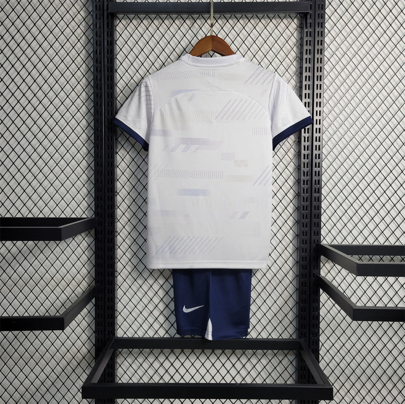 23-24 Tottenham Hotspur home kids kit