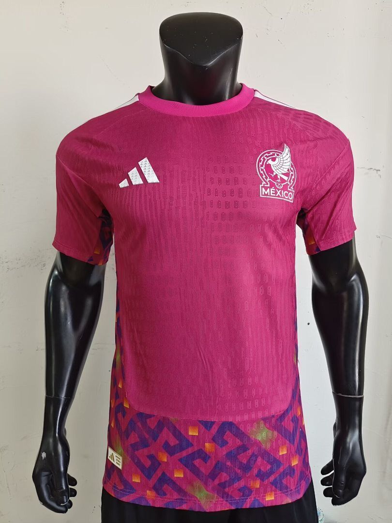 Mexico 2026 World Cup Pink Goalkeeper player version size S-2XL