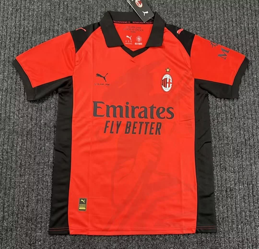 AC Milan VS Slam Jam 2026/27 Fourth Red Jersey S-4XL