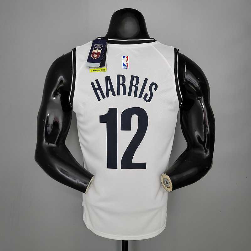 HARRIS#12 Brooklyn Nets white