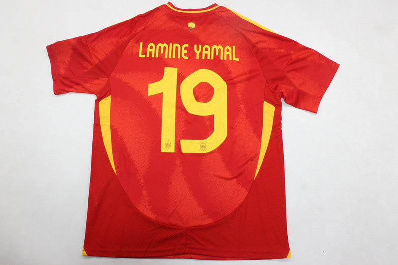 Spain 2024 UEFA Euro 2024 Final Home Jersey