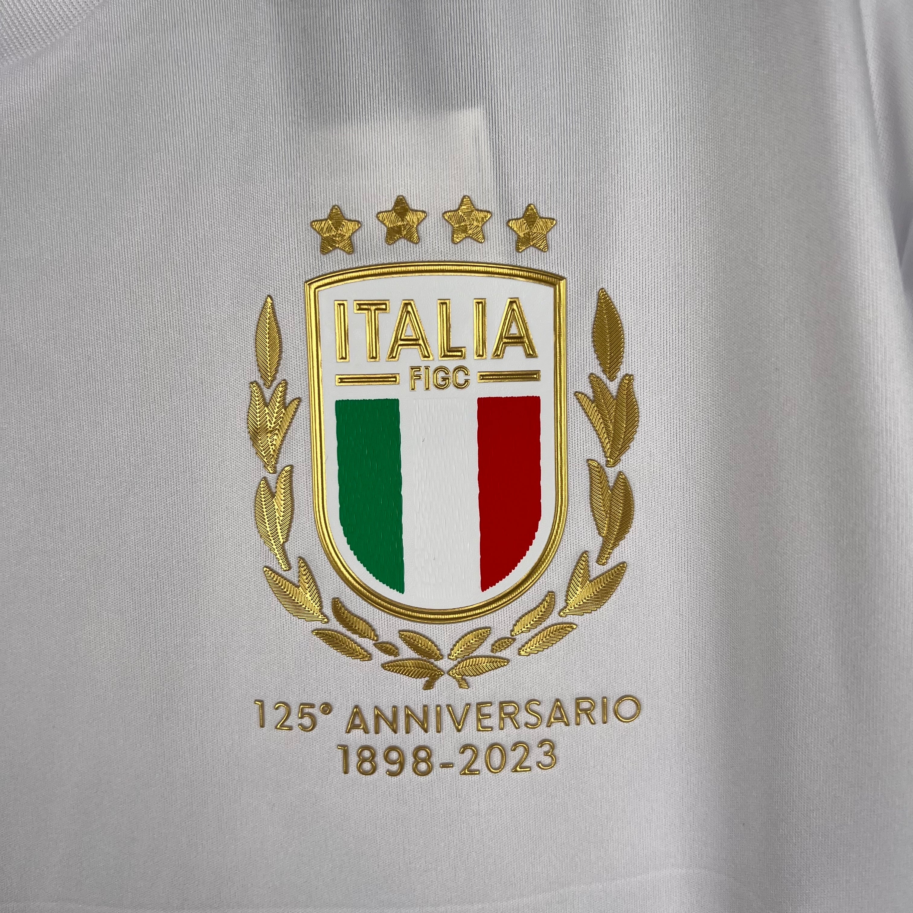2023 Italy 125th Anniversary White S-4XL