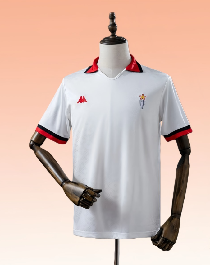 Retro AC Milan 1989/90 Away Soccer Jersey size S-2XL