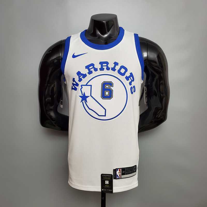 Retro version YOUNG#6 Golden State Warriors white