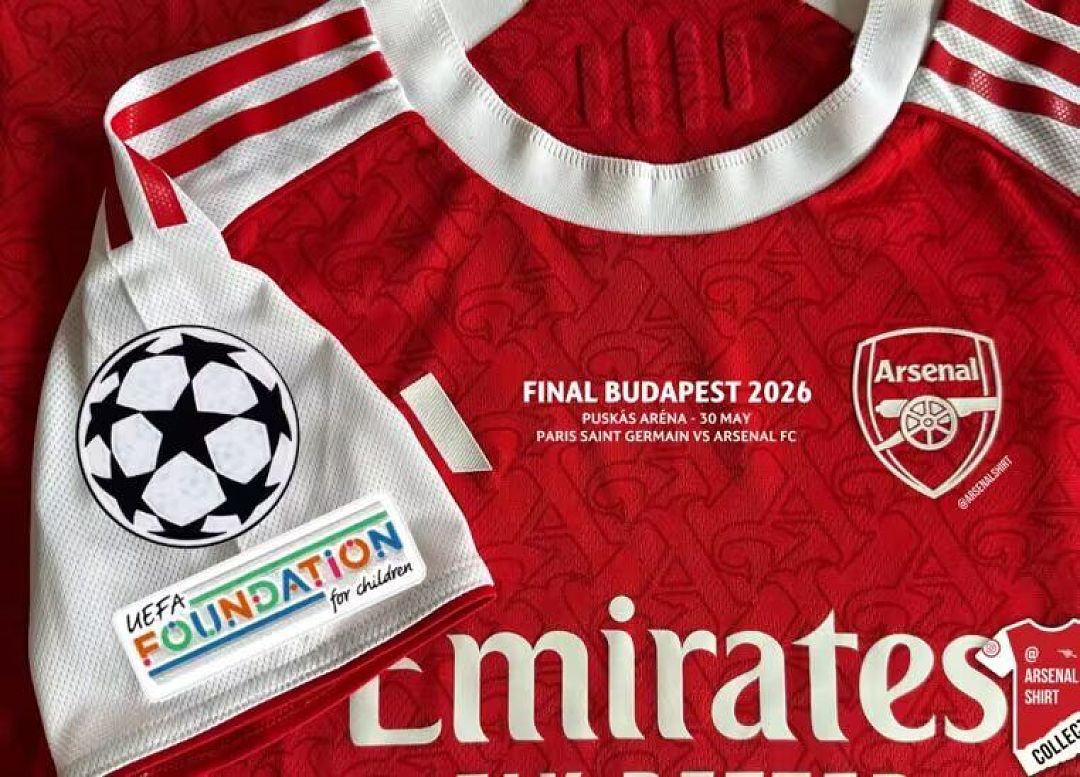 Arsenal 2025/26 home UCL Final Soccer Jersey S-4XL