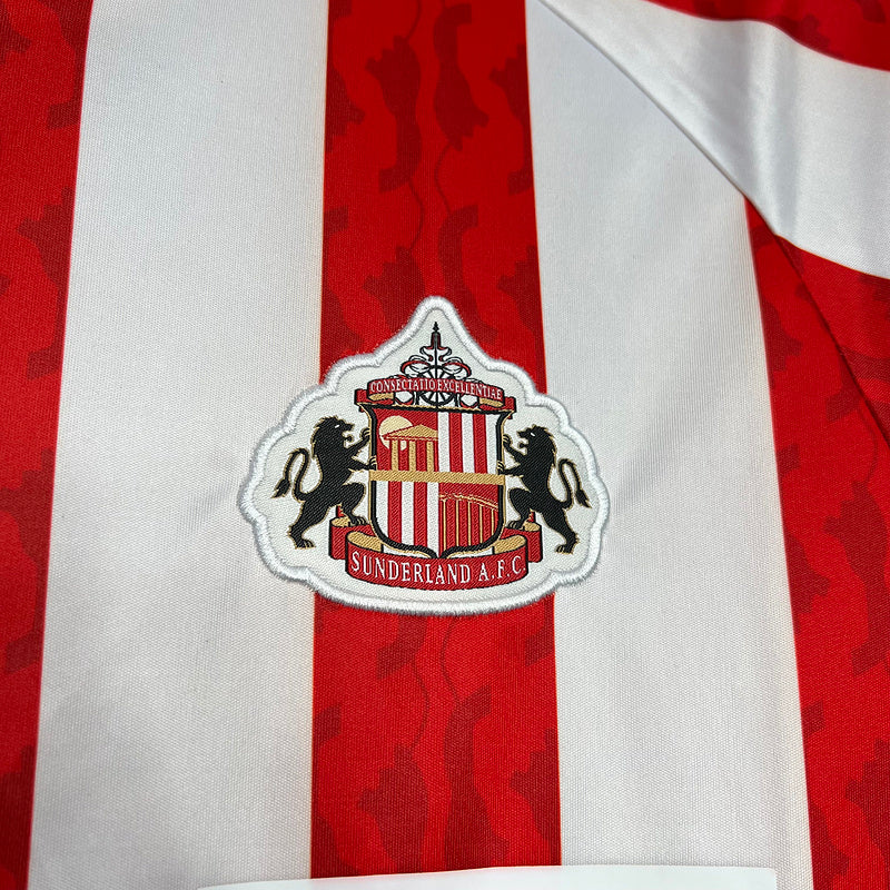 24-25 Sunderland home soccer jersey