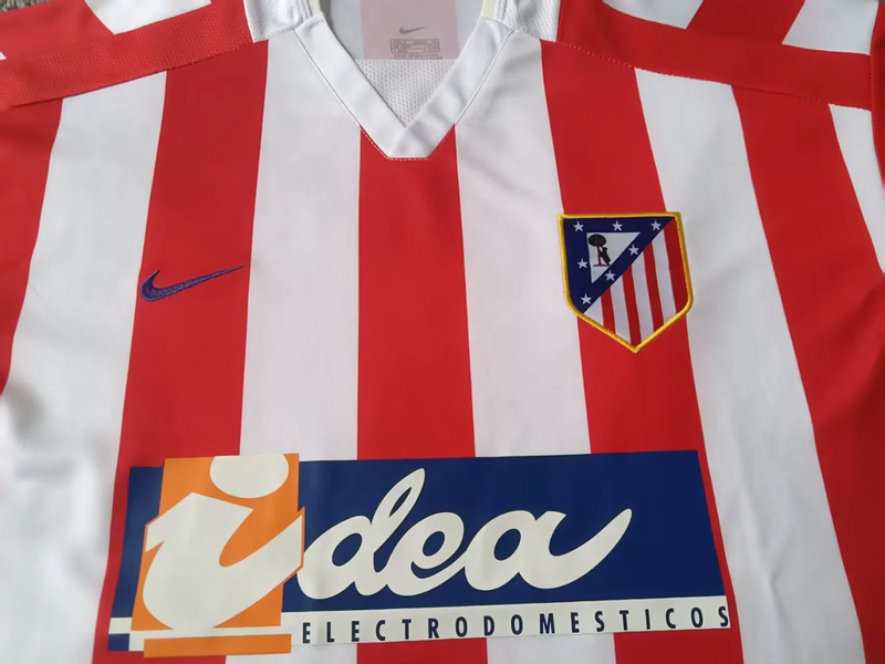 02-03 Atletico Madrid home Retro soccer jersey size S-2XL