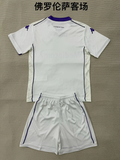 Fiorentina 2025-26 Away Kids Kit