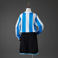 Argentina 1998 Home Retro Long-Sleeved Kids Kit Jersey Size 16-28