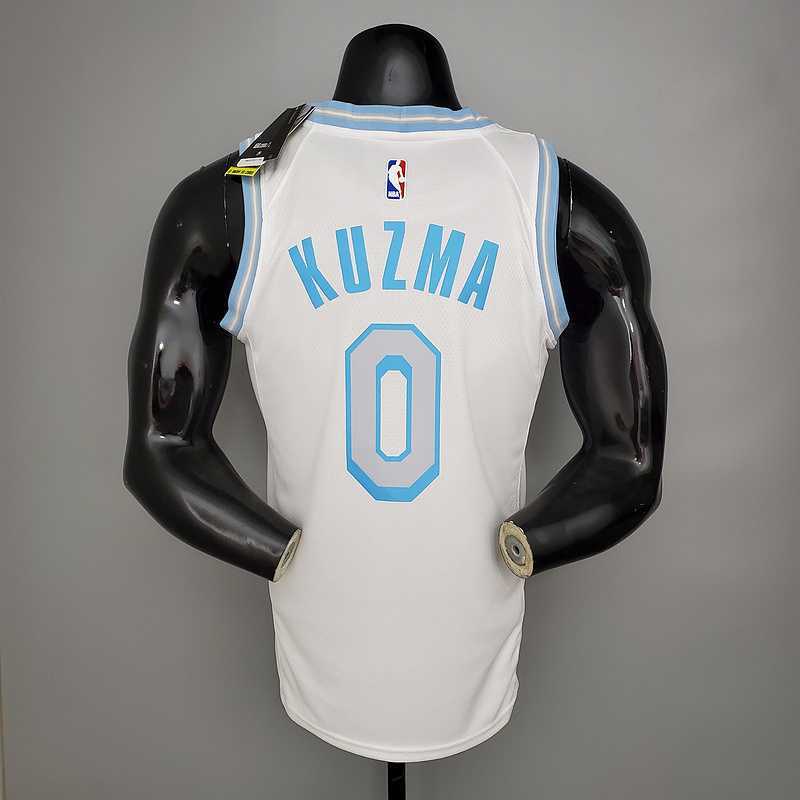 New Lakers KUZMA #0 Crew Neck Retro Limited Edition White