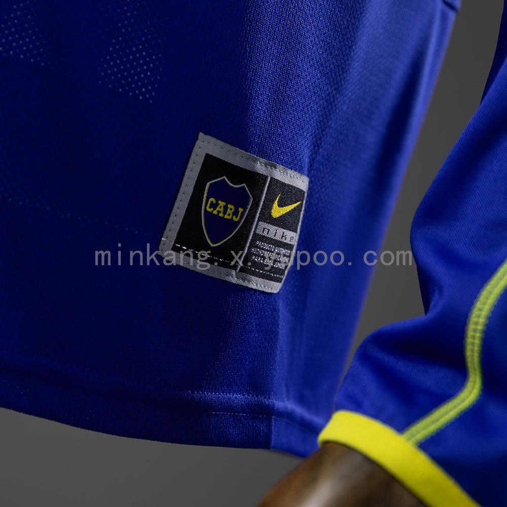 Retro Long Sleeve Boca Juniors 03/04 home S-XXL