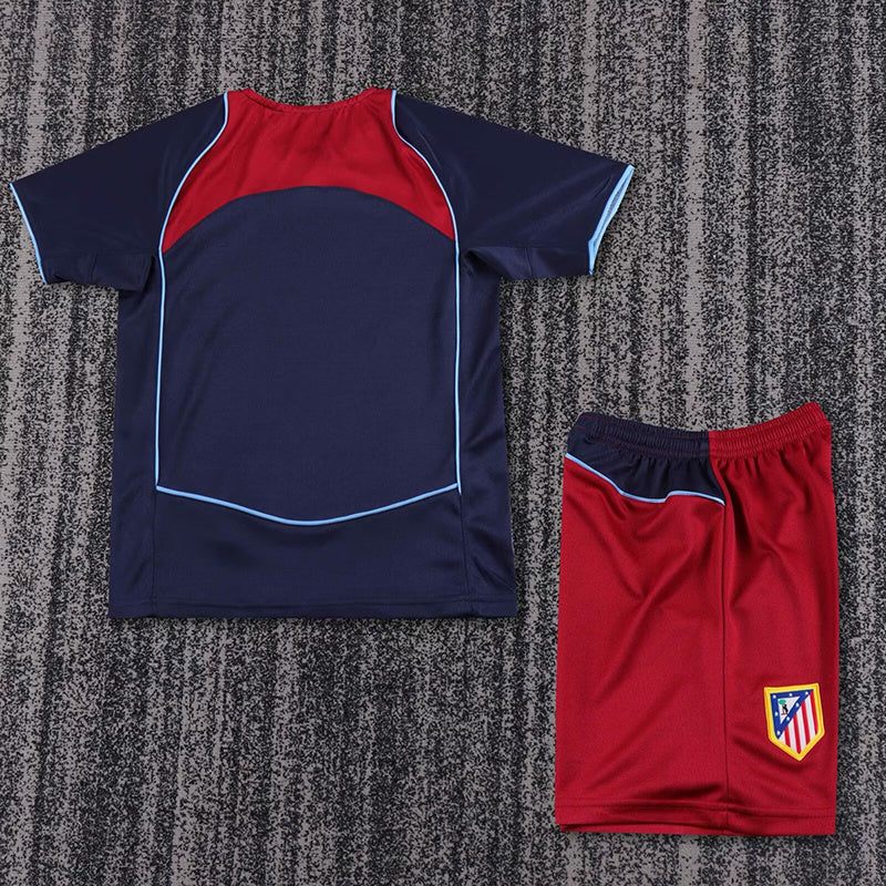 04-05 Atletico Madrid Away retro kid kit