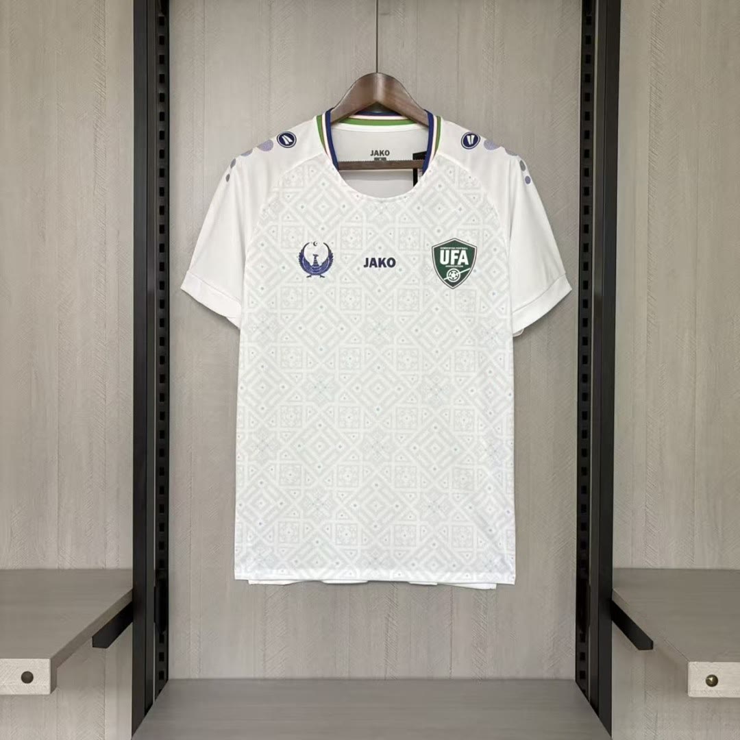 Uzbekistan 2026 World Cup White Jersey S-XXL