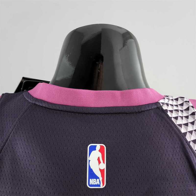 Minnesota Timberwolves ROSE#25 Black and Purple NBA Jersey