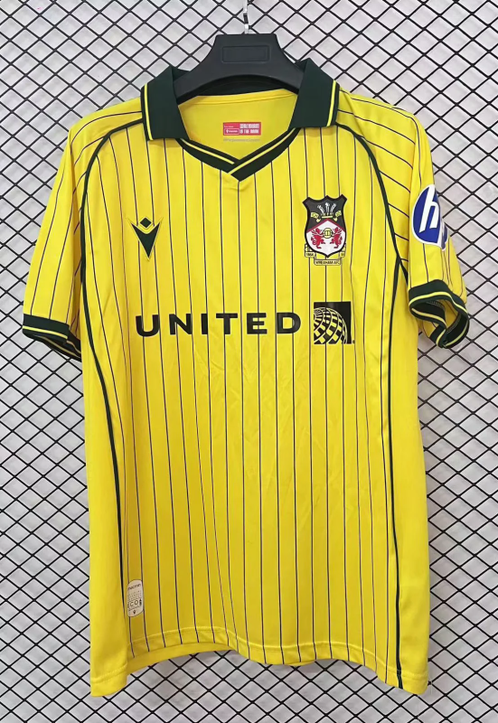25-26 Wrexham away soccer jersey