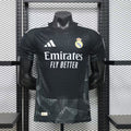 Mens Real Madrid 2026/27 Black Goalkeeper Player Version Jersey S-2XL
