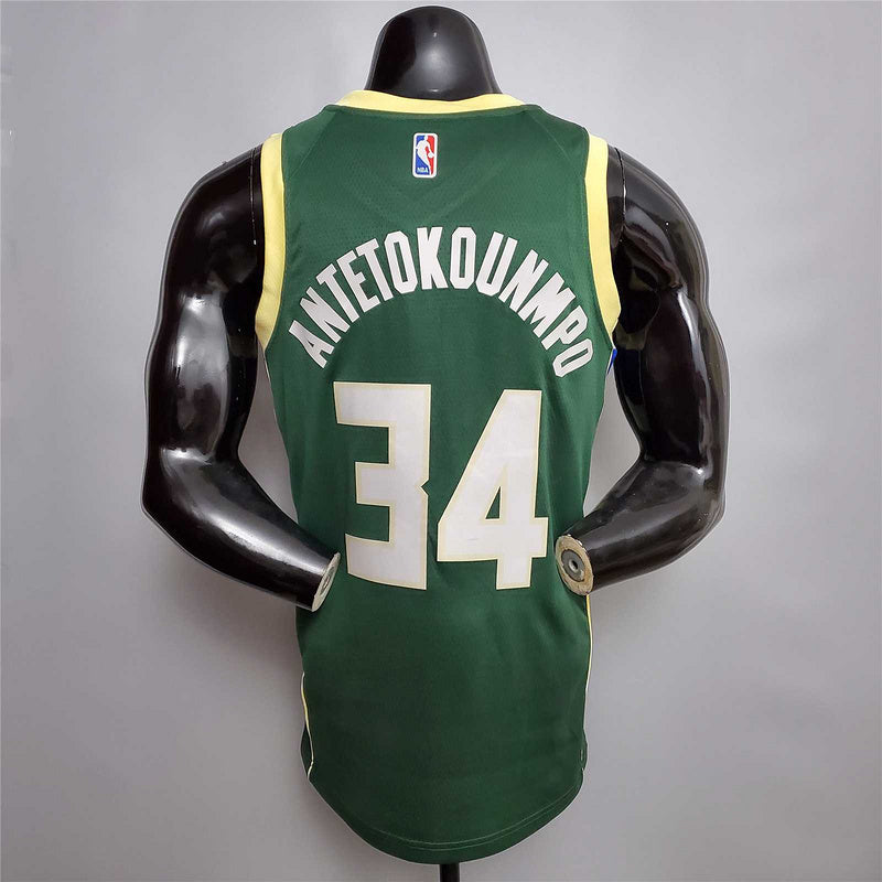 Antetokounmpo#34 Bucks Fruit Green