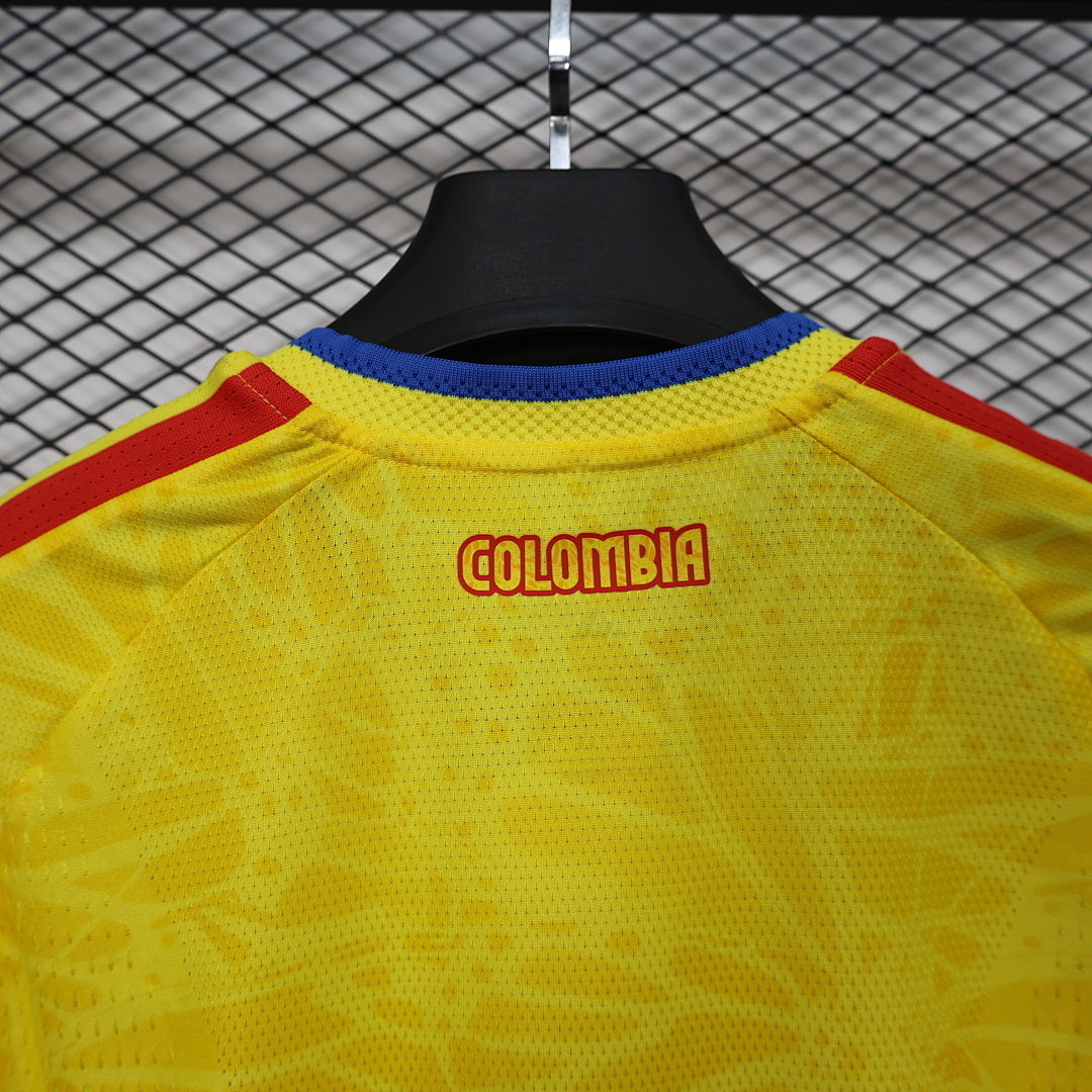Womens Colombia 2026 World Cup Home Player Version Jersey