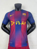 Barcelona 2025/26 Home Player version jersey With New Sponsor