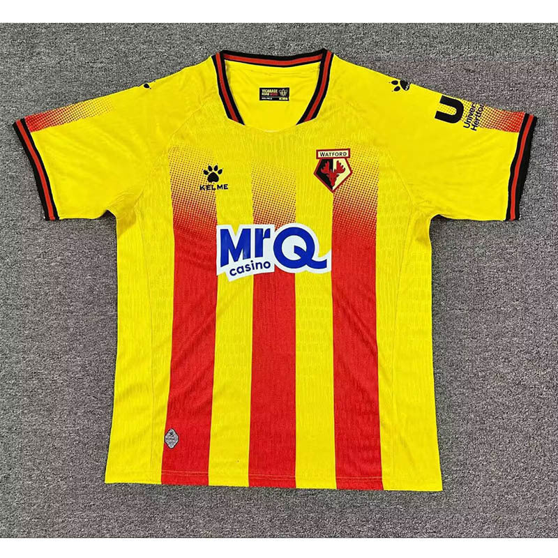 25-26 Watford Home Soccer Jersey