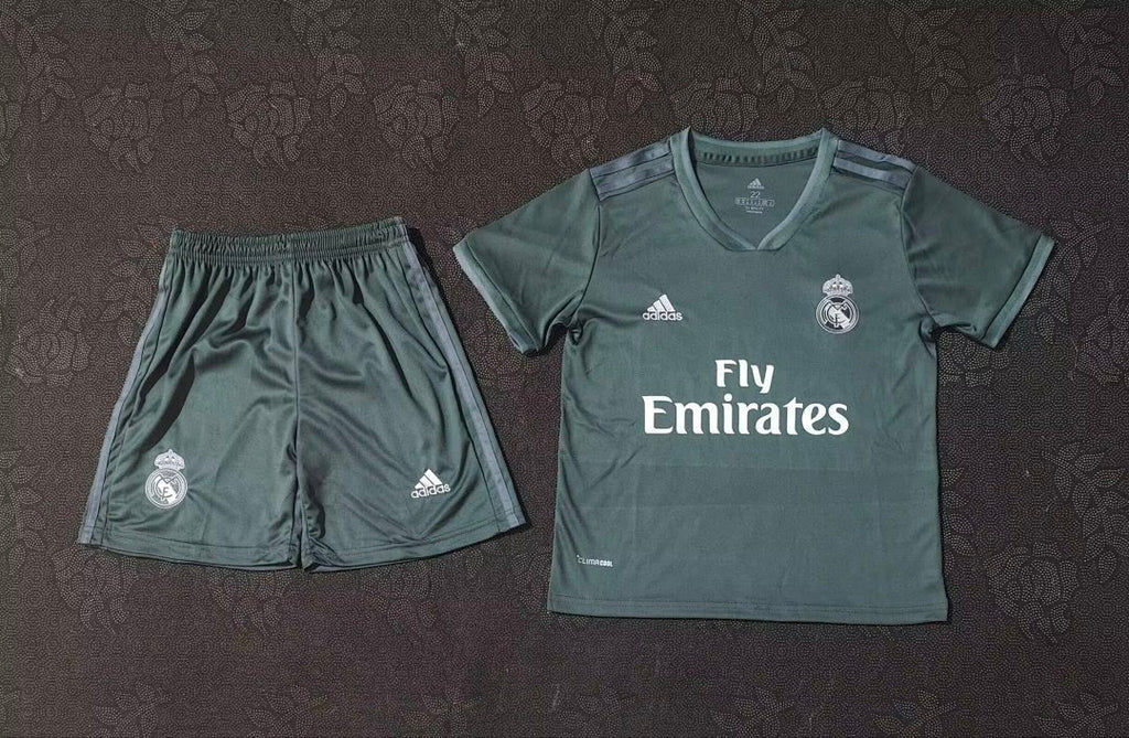 Retro Kids Real Madrid 2018/19 Away Soccer Jersey 16-28