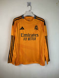 24-25 Real Madrid Away Orange Long Sleeve Jersey