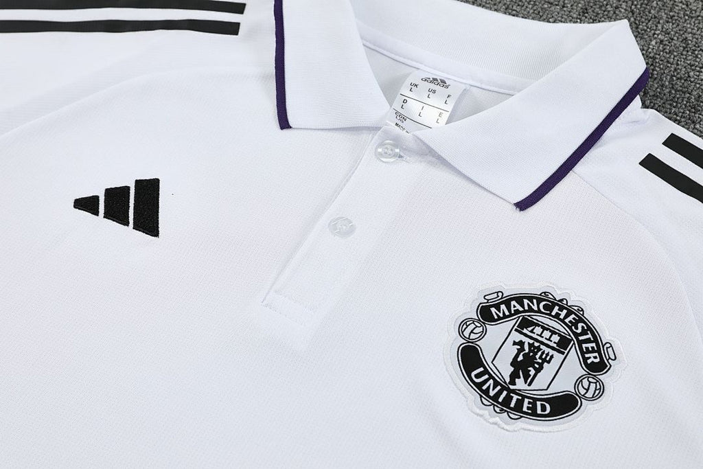 Manchester United 2025/26 White POLO Suit