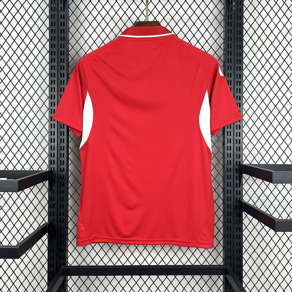 Mens Sevilla FC 2025/26 Red Travel Polo Jersey