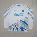 25-26 Napoli white training long sleeves jersey