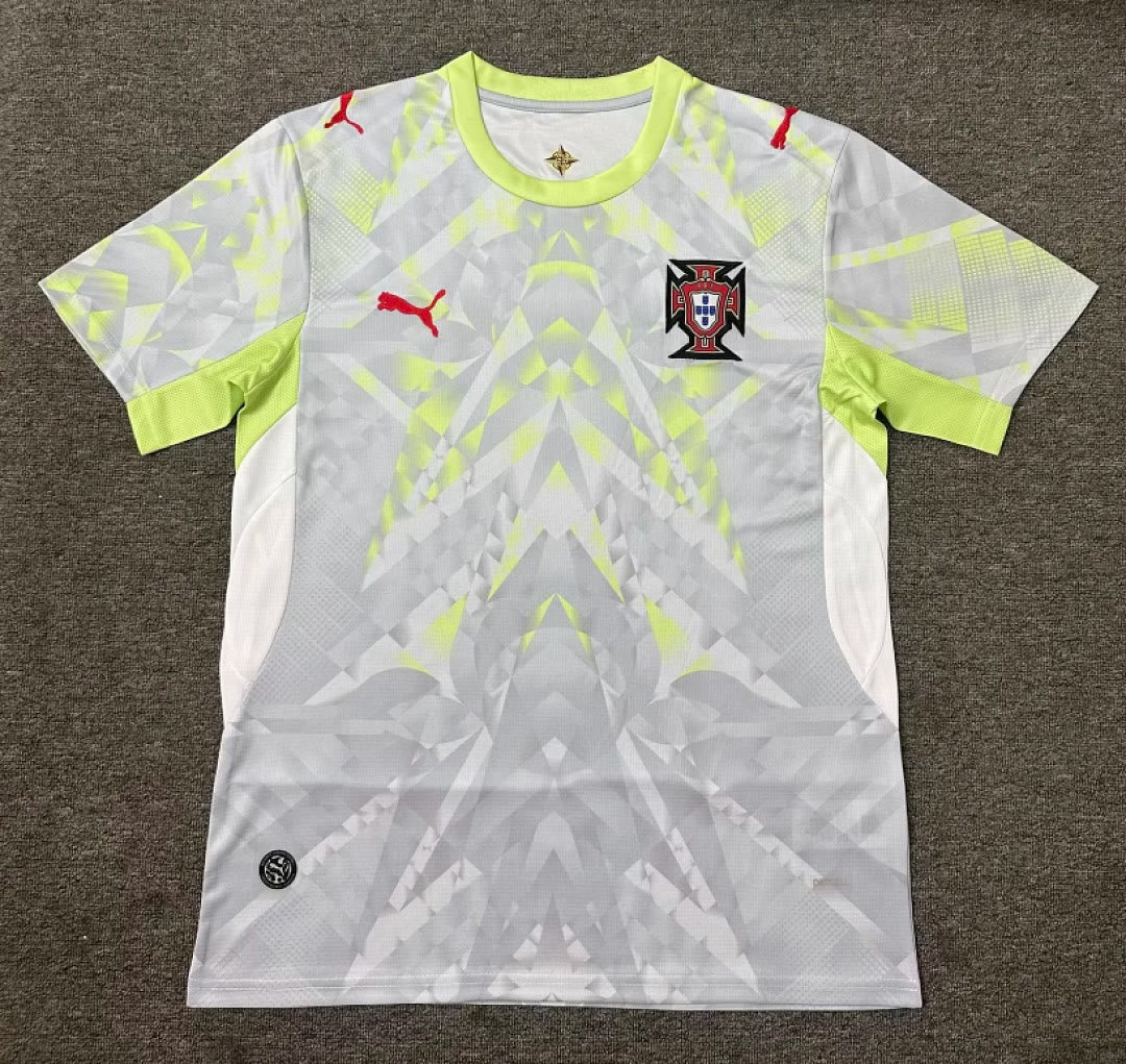 Portugal 2026 World Cup Gray Goalkeeper Jersey Size S-4XL