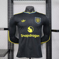25-26 MNU third Away black long sleeve player version jersey