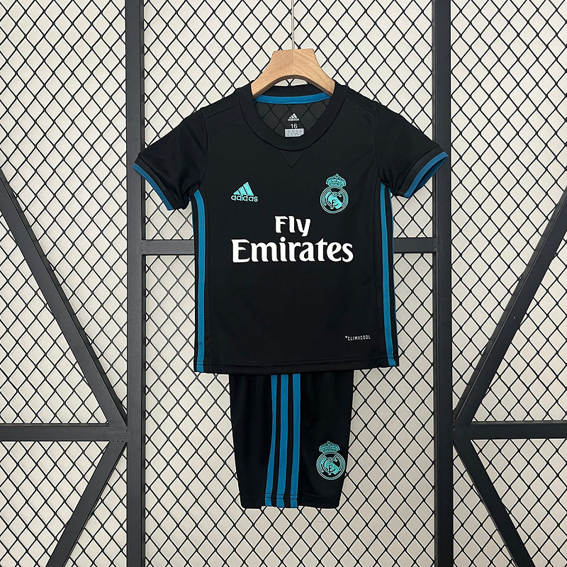 17-18 Real Madrid away retro kid kit