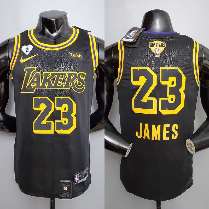 New James #23 Lakers black