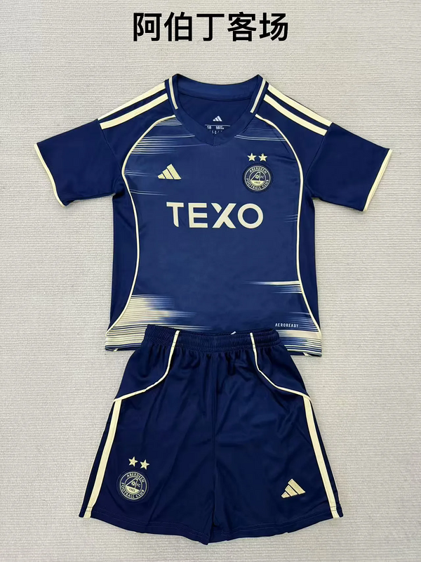 25-26 Aberdeen away kid kit