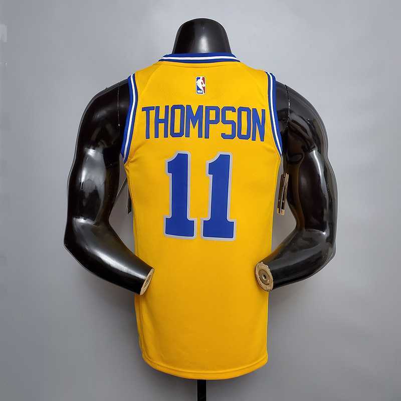 Retro version THOMPSON#11 Golden State Warriors yellow
